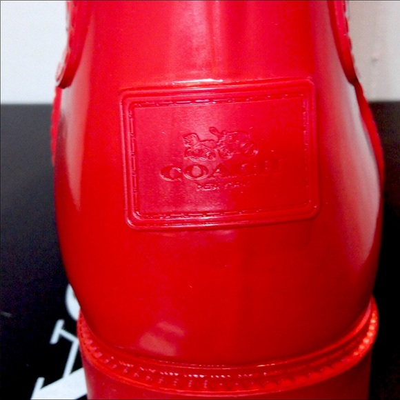 Coach Signature Embossed Rain Boots ☔️ 👢 - Picture 9 of 9
